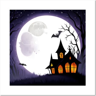 Eerie Haunt - Night of Fright Halloween Posters and Art